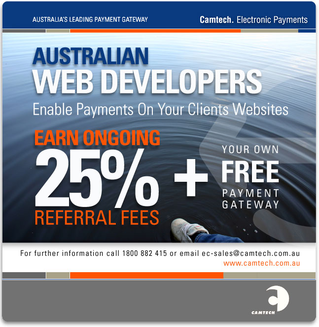Camtech 2008 Web Developer Offer